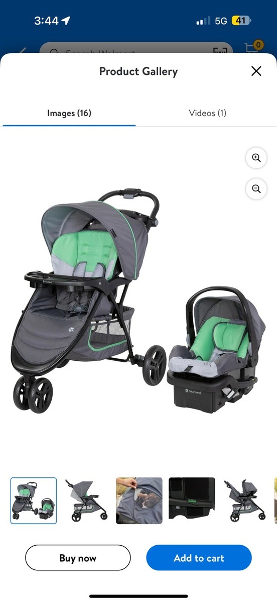 Baby Trend TS40B65B EZ Ride Infant Travel System - Doodle Dots for