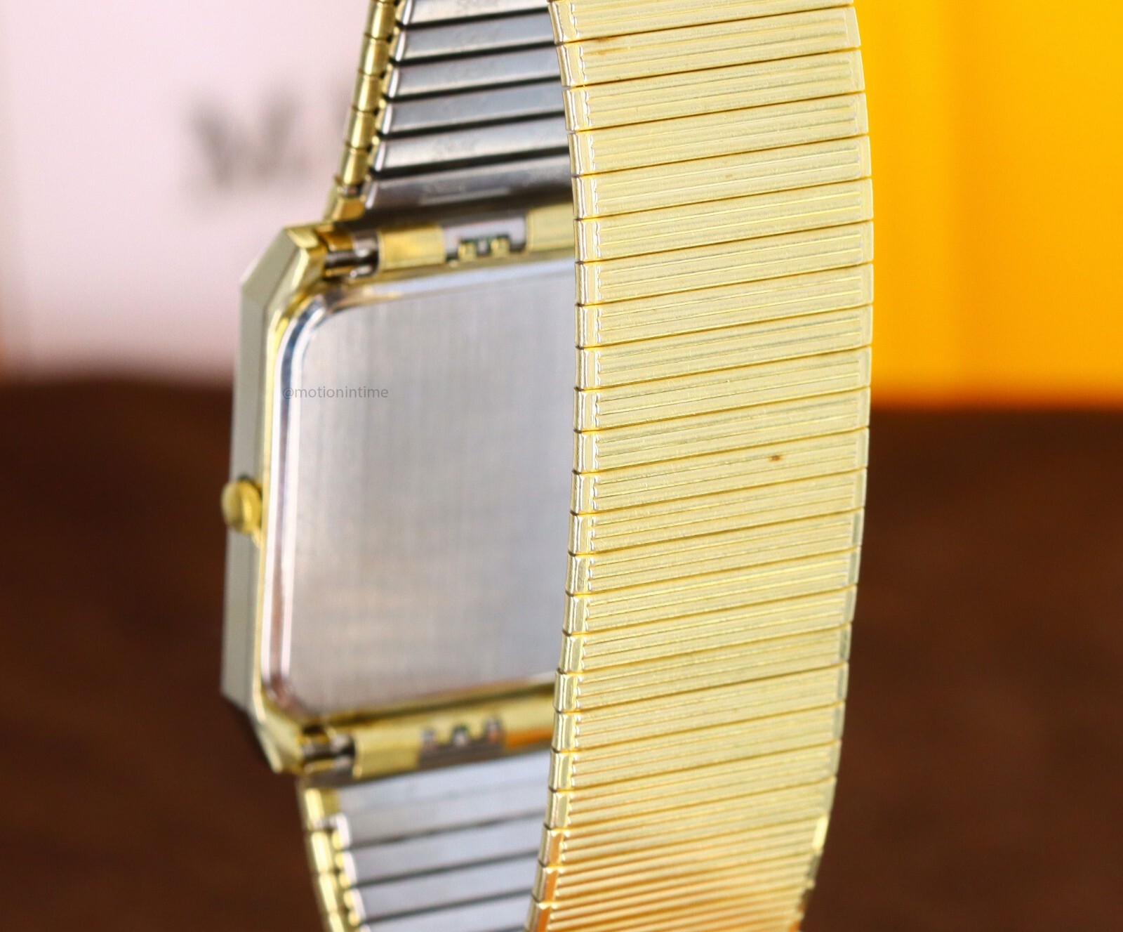 Solar Quartz Rectangular Vintage Circa 1980s, Cha… - image 5