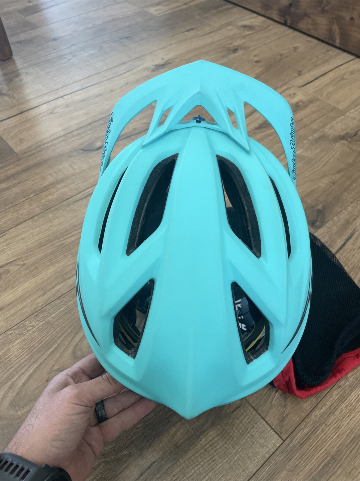 Troy Lee Designs A2 MIPS Bicycle Helmet Size XL / 2XL Two-Tone Blue