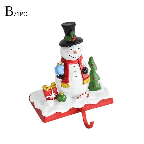 Gancho para medias de Navidad ganchos para fiestas calcetín de Navidad soporte para chimenea perchas S2T D2P3 - Imagen 17 de 18