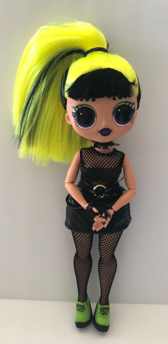 OMG 13 Jade Girl’ spore 001 LOL Surprise OMG Remix Rock Bhad Gurl Fashion Doll with Green Hair