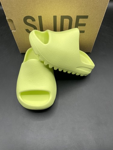 New BABY TODDLER INFANT Size 8k Adidas Yeezy Slide Green Glow HQ4116 | eBay