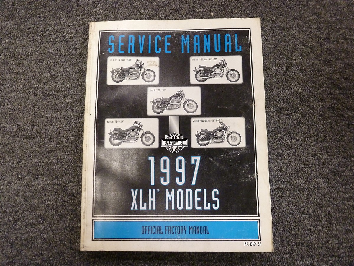 1997 Harley Davison XLH 883 1200 Sportster Motorcycle Shop Service