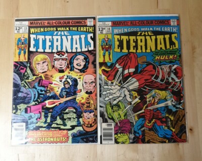 Eternals Volume 1 #13 & #14 Marvel Comics 1977 Multiple Key 1st Appearances