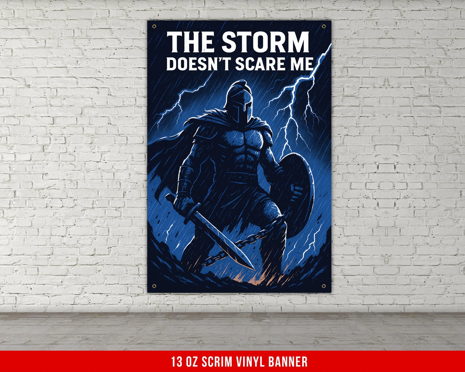Powerlifting Banner - Motivational Home Gym Wall Art