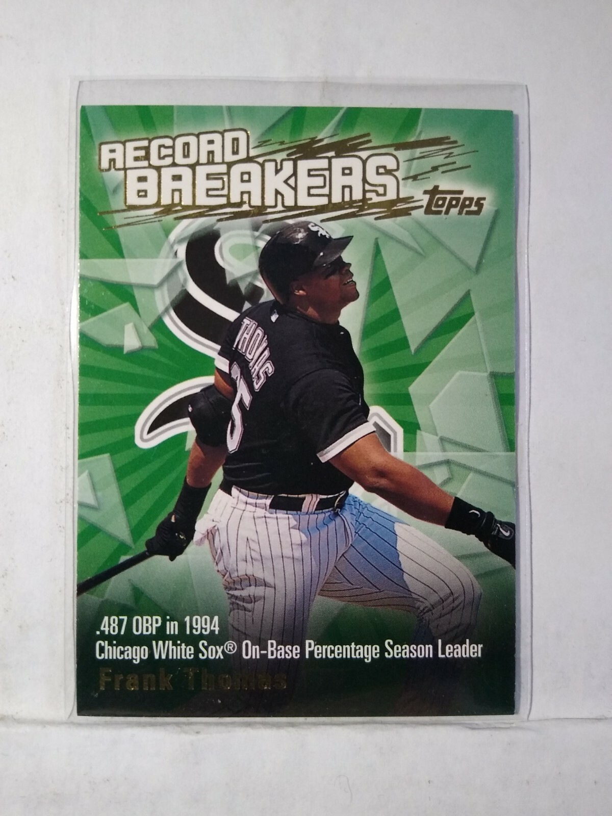 FRANK THOMAS 2003 Topps RECORD BREAKERS #RB-FT White Sox MINT F2722