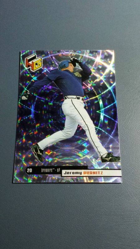 JEROMY BURNITZ 1999 UPPER DECK HoloGrFX BASEBALL CARD # 32 A9864
