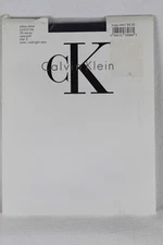 Calvin Klein Silken Sheer Control Top 20 Denier Midnight Navy Pantyhose NWT