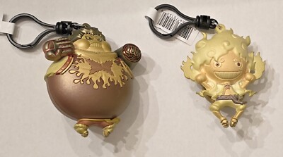 One Piece Series 4 - 3D Figural Bag Clip Gear 4 & Gear 5 Special Color Versions