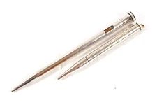 Sterling Silver Antique Mechanical Pencil Lot Nupoint & Wahl Eversharp Parts/Rep