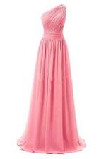 Customized Bridesmaid Dresses Chiffon Pleat Wedding Party Prom Gowns Formal