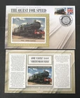 GB 2008 BENHAM LTD ED RAILWAY COVER THE QUEST FOR SPEED 1932 GWR CASTLE