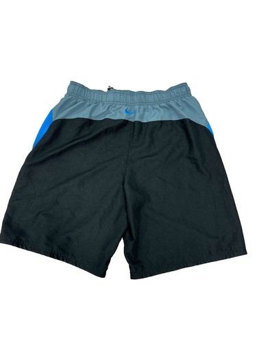 Nike Men’s Sz Medium Blue/Black Shorts With Lining Drawstring Waist Pockets - Picture 3 of 9
