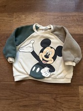 H M Mickey Mouse Disney Sweater Baby 9 - 12 Months Sweatshirt Long Sleeve