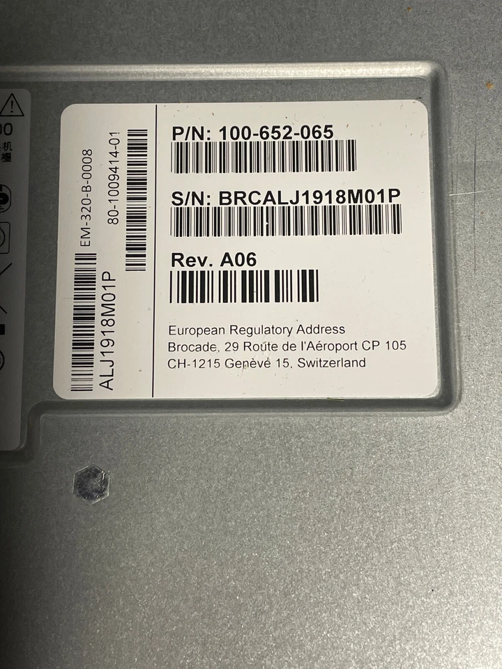 EMC Brocade DS-300B 24-Port Fibre Channel Switch with 24x SFPs, Tested & Working - Image 4 of 4