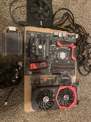 Computer - Full PC Build - No Case - RX 480 GPU - Intel 6600k CPU - DDR 4 ram