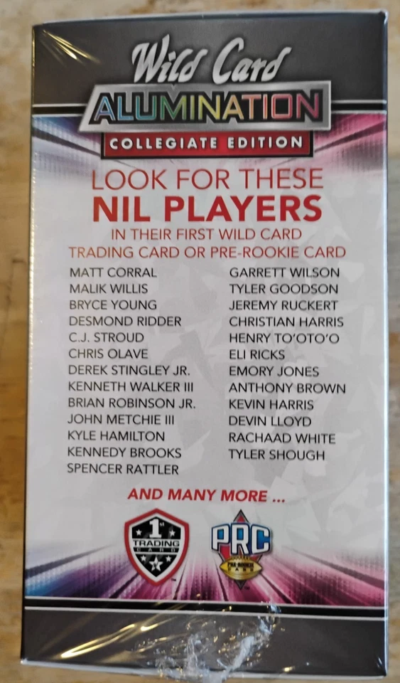 2021 WILD CARD ALUMINATION COLLEGE BOX ROOKIES  EDITION FOOTBALL FREE SHIPPING  - Image 4 of 4