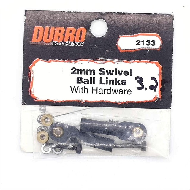 DuBro 2133 2mm Swivel Ball Links With Hardware (2) for sale online eBay
