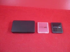 OFFICIAL Nintendo 3DS Game Plastic Case Storage Cover Lot of 3 (2 Black 1 Clear)