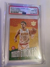 Trae Young Court Kings, Modern Strokes PSA 10 GEM Mint, PSA POP 3!!