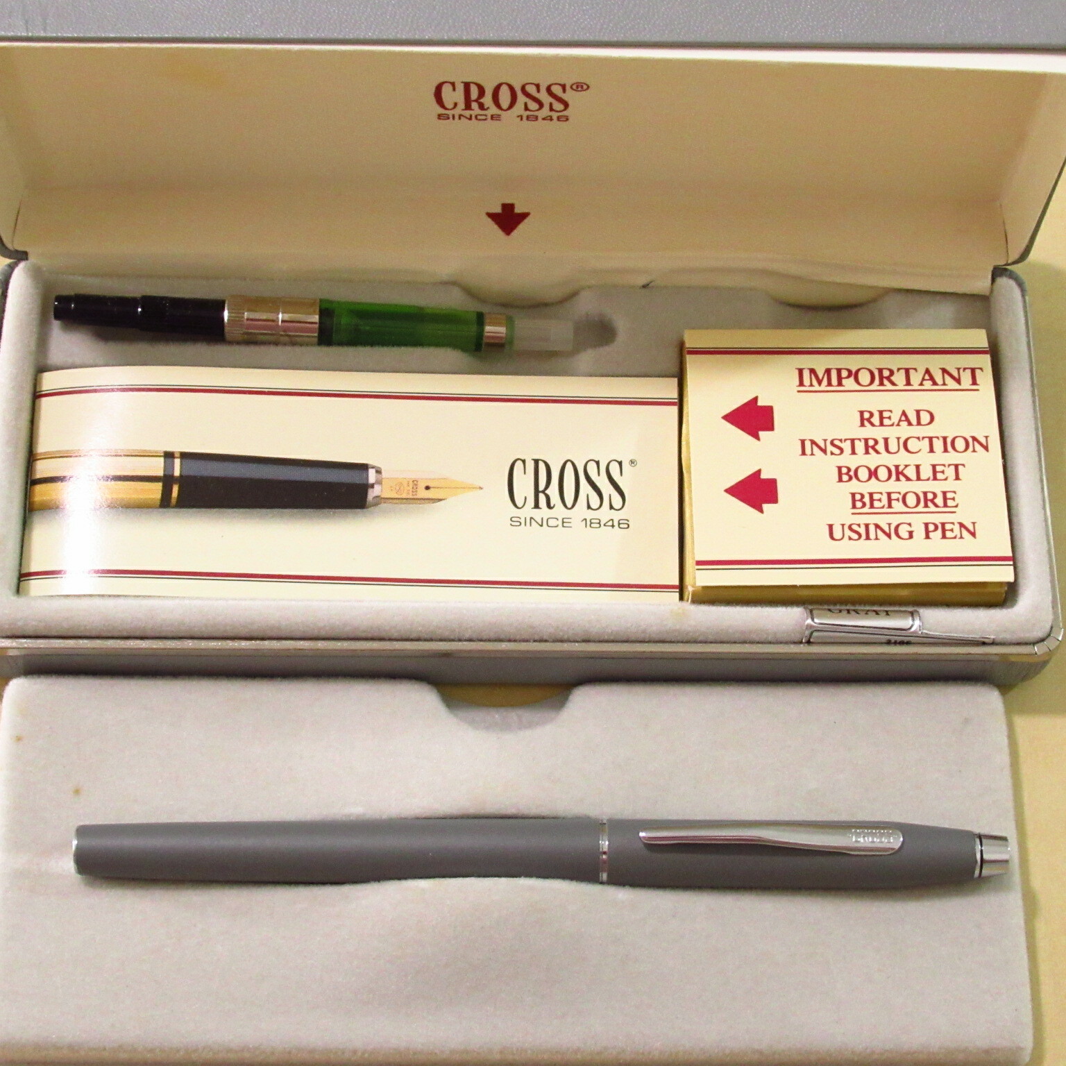 Rollerball Pens Collectibles Cross Classic Century Chrome Rollerball Pen New In Box 3505 Made In Usa