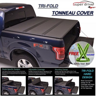 Fits 2014-2019 TOYOTA TUNDRA 8ft/96 in bed Vinyl Smooth Roll Up Tonneau