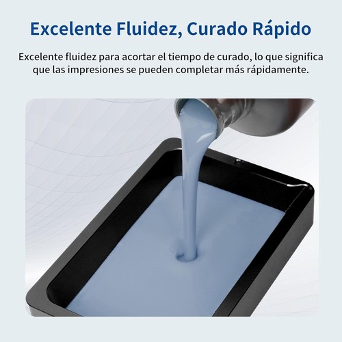 ANYCUBIC 4KG Gris Resina de Impresora 3D,UV Standard Resin para Impresión LCD 3D - Zdjęcie 4 z 10