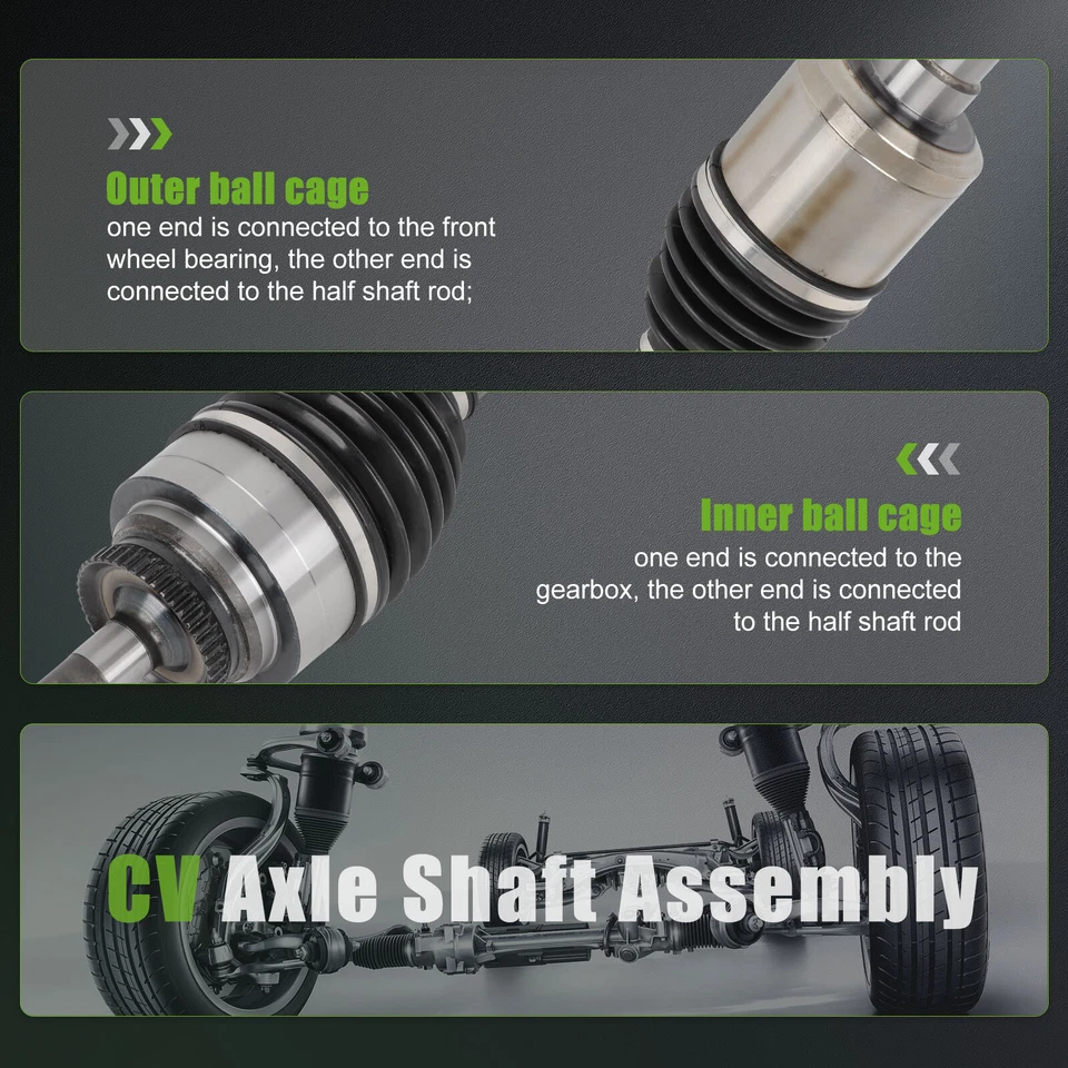 CV Axle Shaft Assembly For Ford F150 4WD Front LH Driver Side - Image 4 of 4