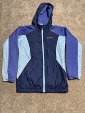 Columbia Size L 14-16 Boys Multicolor Full Zip Sherpa Lined Athletic Jacket 424