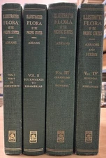 Illustrated Flora of the Pacific States Volume I-IV 1-4 Leroy Abrams Stanford HC