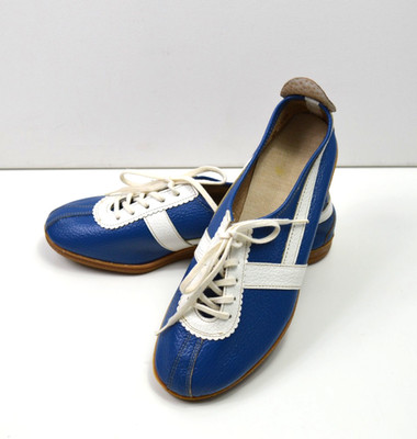 DDR Sportschuhe Sparta Gr. 26 Leder blau weiß Kult Ostalgie Schuhe Sport 9955