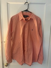 Ralph Lauren Classic Fit Men  s Dress Shirt 16-1/2 Large