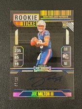 Joe Milton III 2024 Panini Contenders Rookie Ticket Auto Variation Clear 7/10