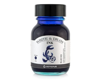 Octopus Write and Draw Ink 414 Blue Koi, wasserfeste Tinte zum Schreiben und ...