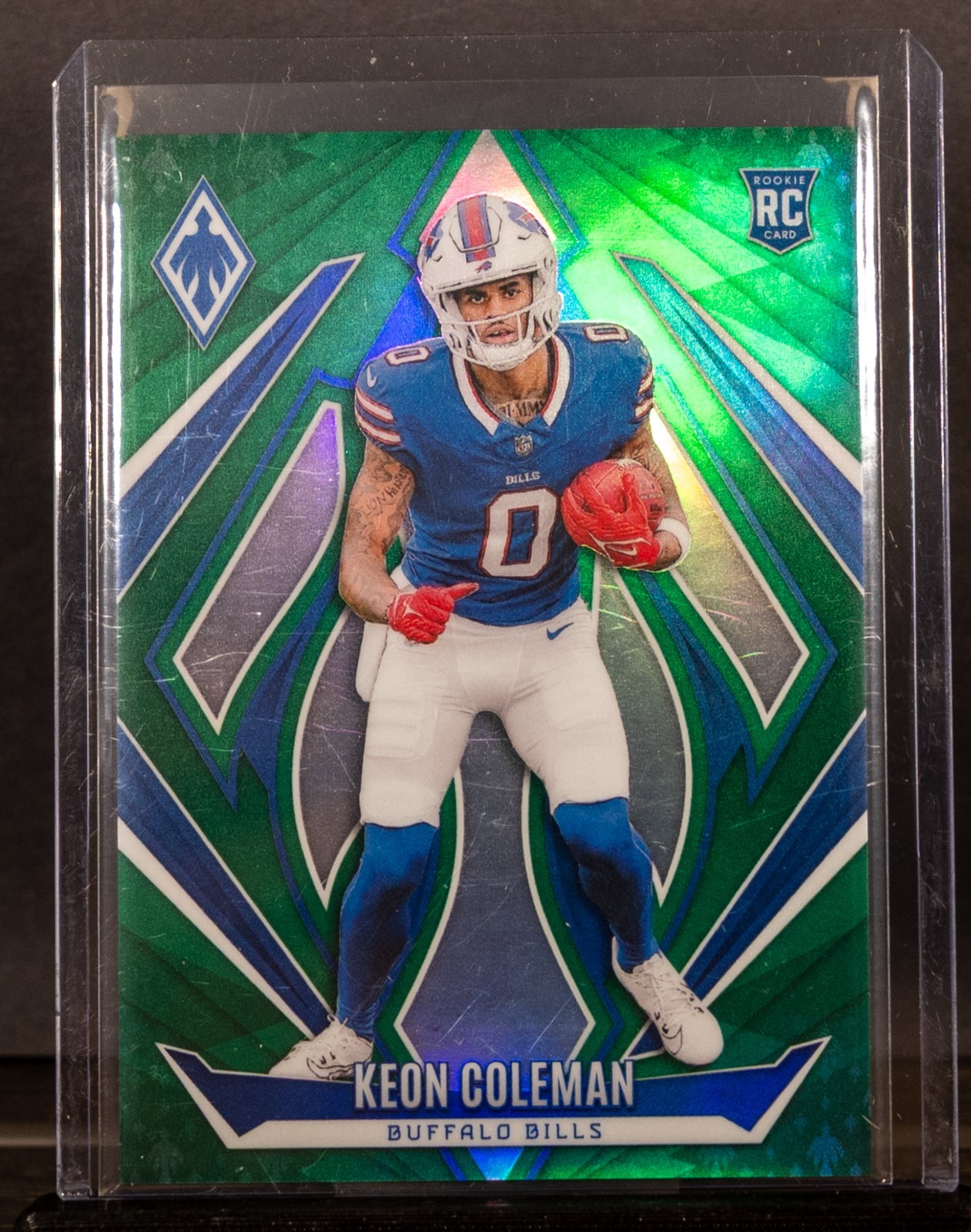 Keon Coleman 2024 Panini Phoenix 213 Green Rookie RC /25