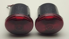 Nos Dietz 3- Dia. Die-cast 2-stud Tail Lights Pair - Made In Usa Nos Dietz 3- Dia. Die-cast 2-stud Tail Lights Pair - Made In Usa