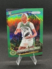 2025 Panini Prizm WNBA Dominique Malonga RC Green Prizm #116 Seattle Storm