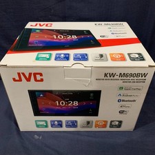 JVC KW-M690BW, 2-DIN Digital Media Receiver, w/ Apple CarPlay & Android Auto