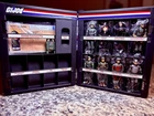 1982 GI JOE Collector Carrying CASE 8 Figures Silver Pads Grand Slam Hawk Flash
