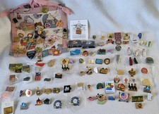 Huge Resellers Lot Of 100+ Collectible Pins
