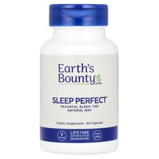 Earth s Bounty Sleep Perfect 60 Veggie Caps BPA-Free, Dairy-Free, Gluten-Free,