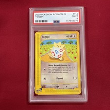 GRADED PSA 9 2003 Pokemon Aquapolis Togepi #114 on eBay