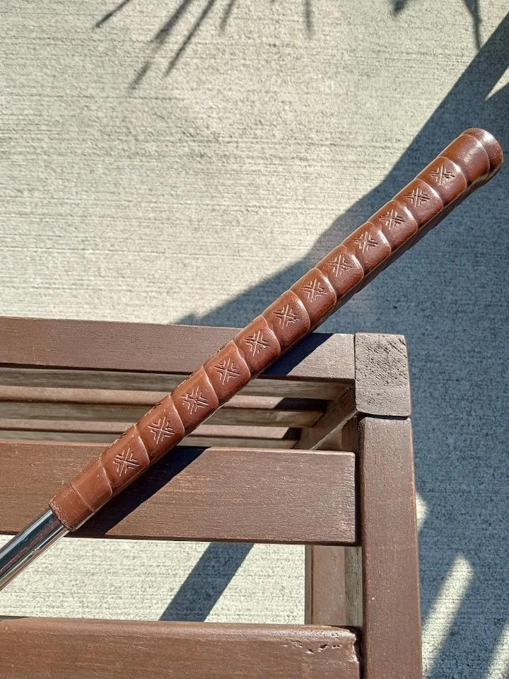 Vintage Dunlop B99 Golf Putter - Brass Head - Reversible 35" - Original Grip - Image 4 of 4