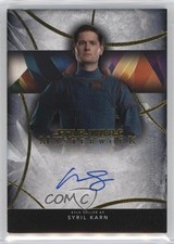 2024 Topps Star Wars Masterwork Canvas 11/25 Kyle Soller as Syril Karn Auto 1i3m