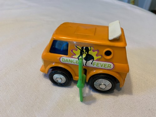 1970s Custom Van Windup Toy Dance Fever Vintage Hong Kong Plastic Vehicle