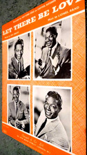 NAT KING COLE: LET THERE BE LOVE SHEET MUSIC 