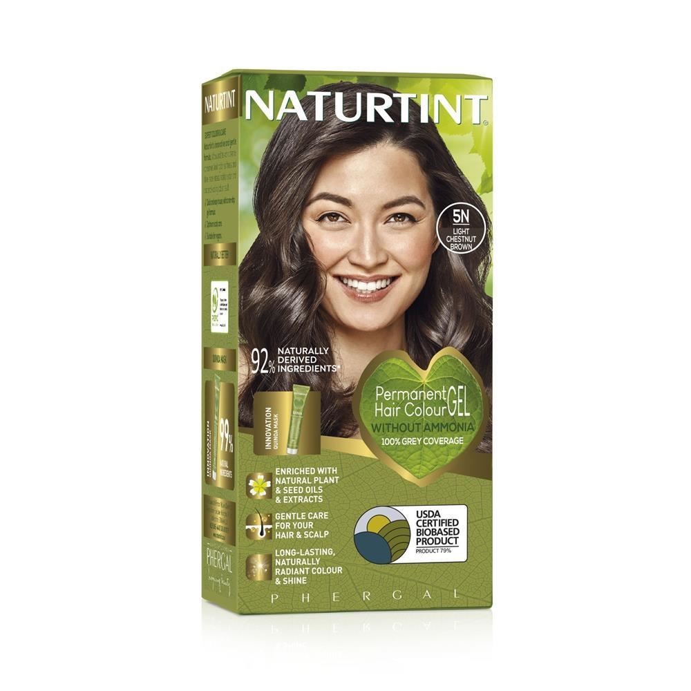 Naturtint Permanent Hair Colourant Light Chestnut Brown 5N 170ml - Image 2