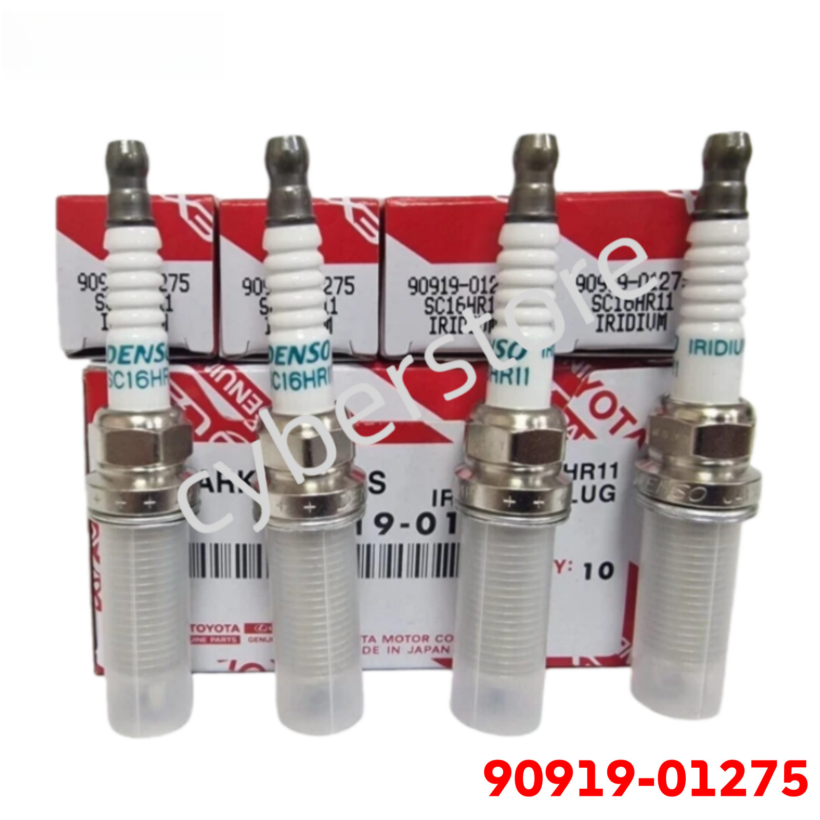 New OEM 4Pcs Iridium Spark Plugs For Prius Scion Lexus 90919-01275 SC16HR11