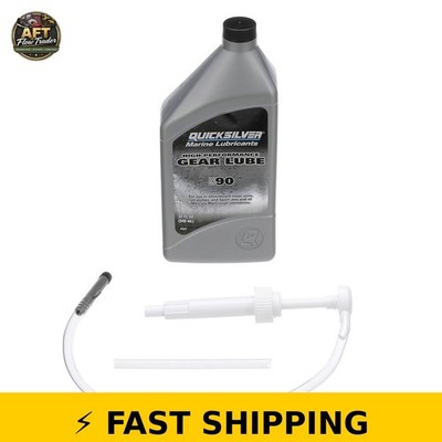 Quicksilver SAE 90 High Performance Gear Lube Pump Kit 32 Fl. Oz.