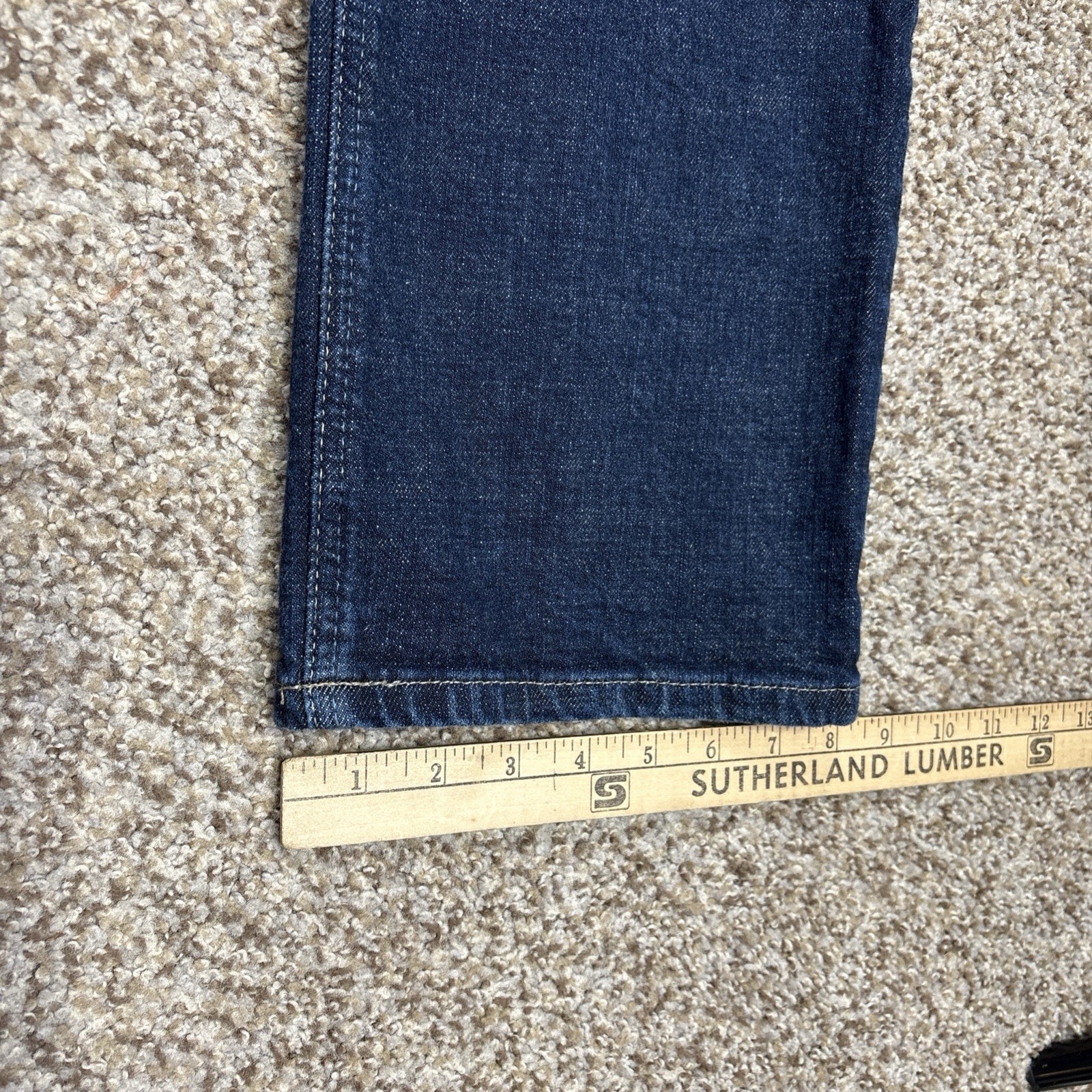 Ariat Legacy M1 Vintage Straight Leg Jeans Mens 40/32 Fits 39x30 Dark Denim - View 10